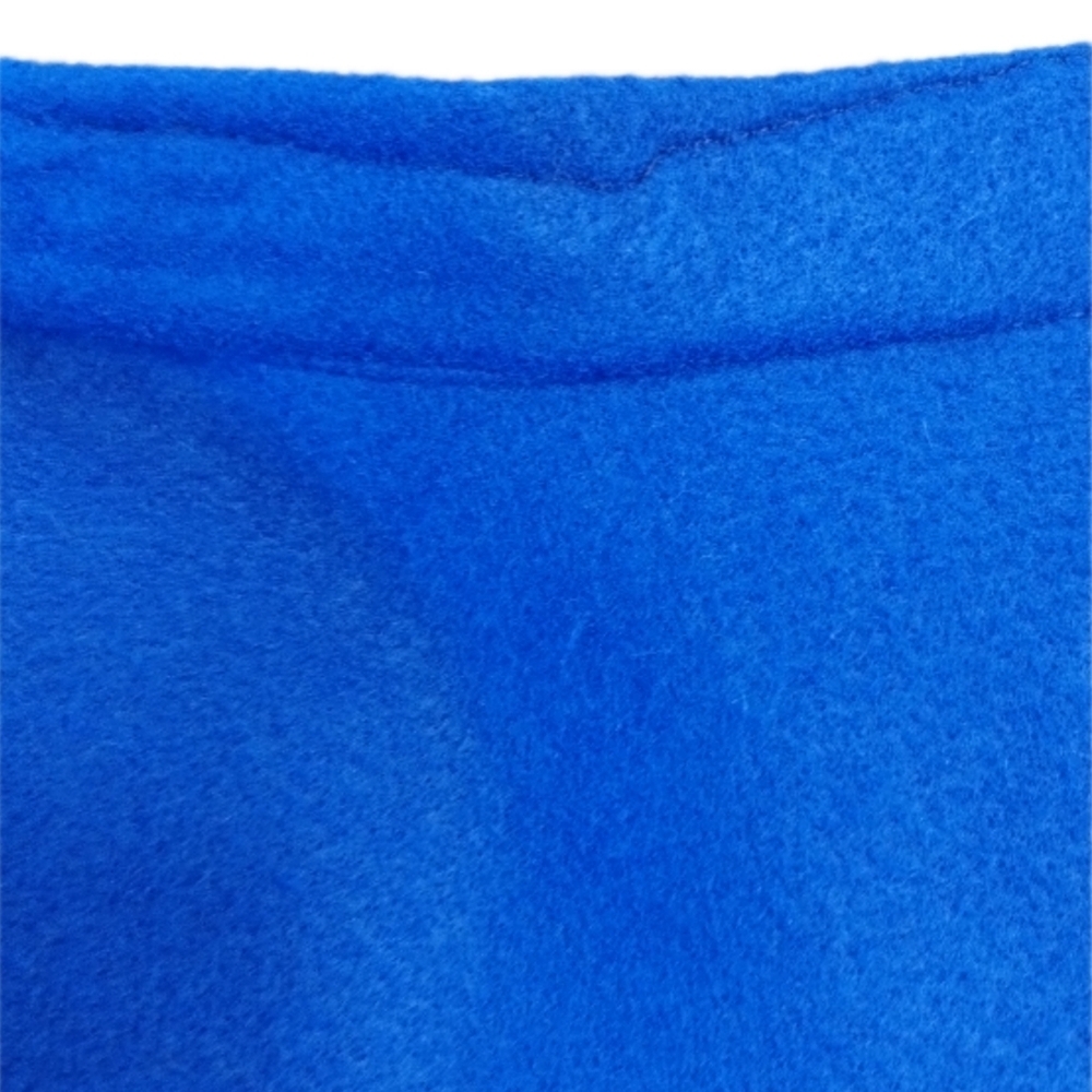 Vintage 50s Blue Felt Poodle Circle Skirt Rockabilly Pin Up M - Picture 6 of 6